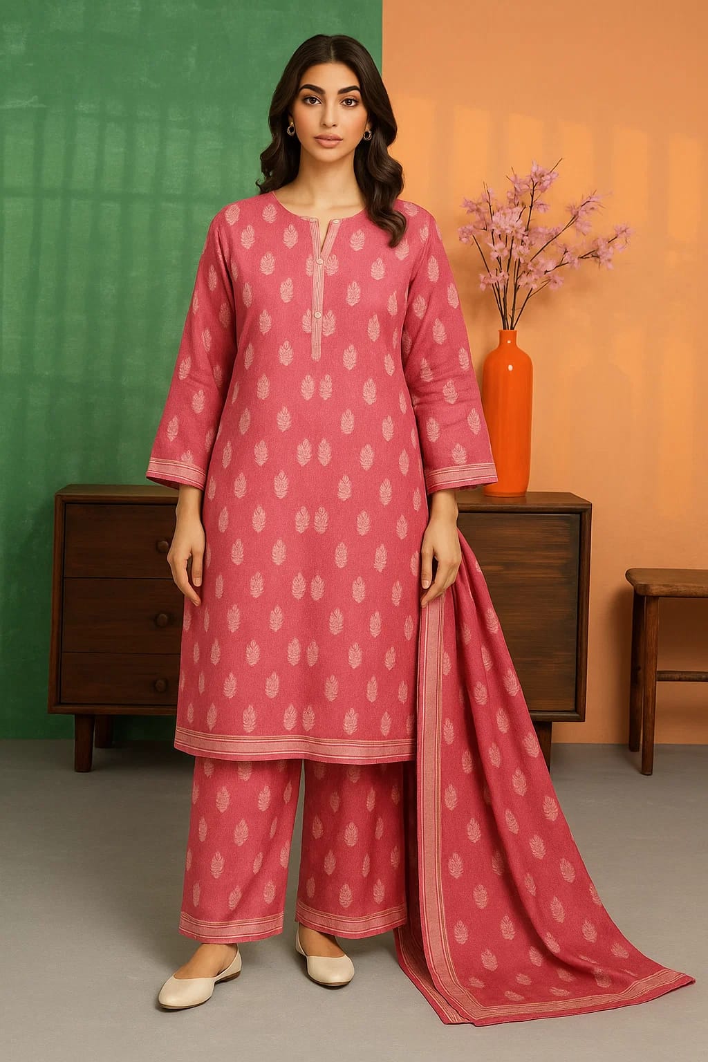 Serene Bloom – 3-Piece Suit